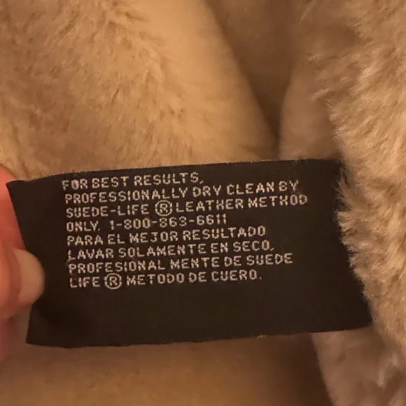 Shearling Coat Sheepskin Real Leather Jacket for Women Bomber Aviator unisex - Picture 5 of 10